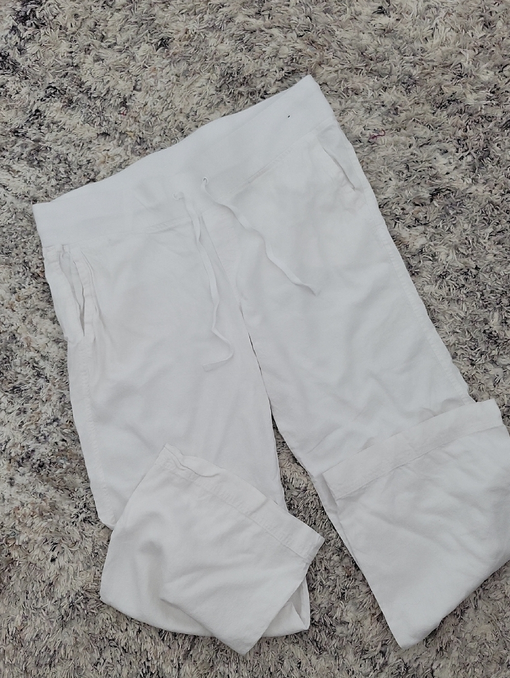 New York & Company White Wide Leg Pants